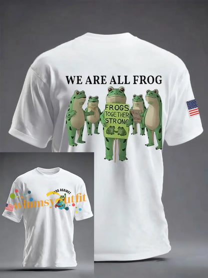 Men’s Resist Frog Short-sleeved T-shirt White / S