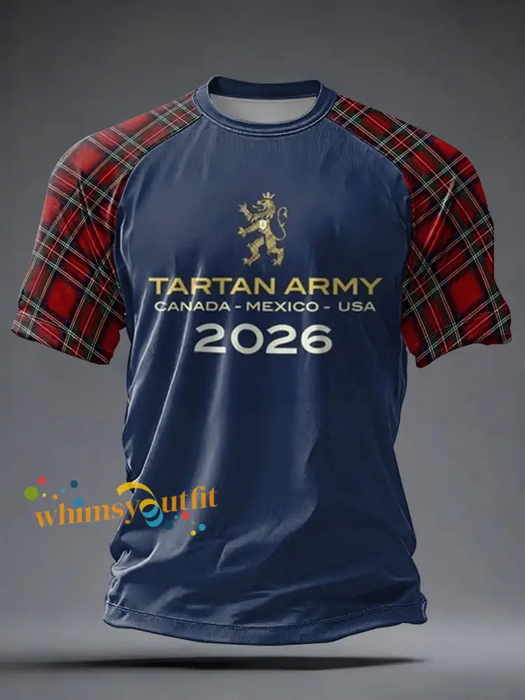 Men’s UK Football Lover Scotland short sleeve t-shirt Red / S