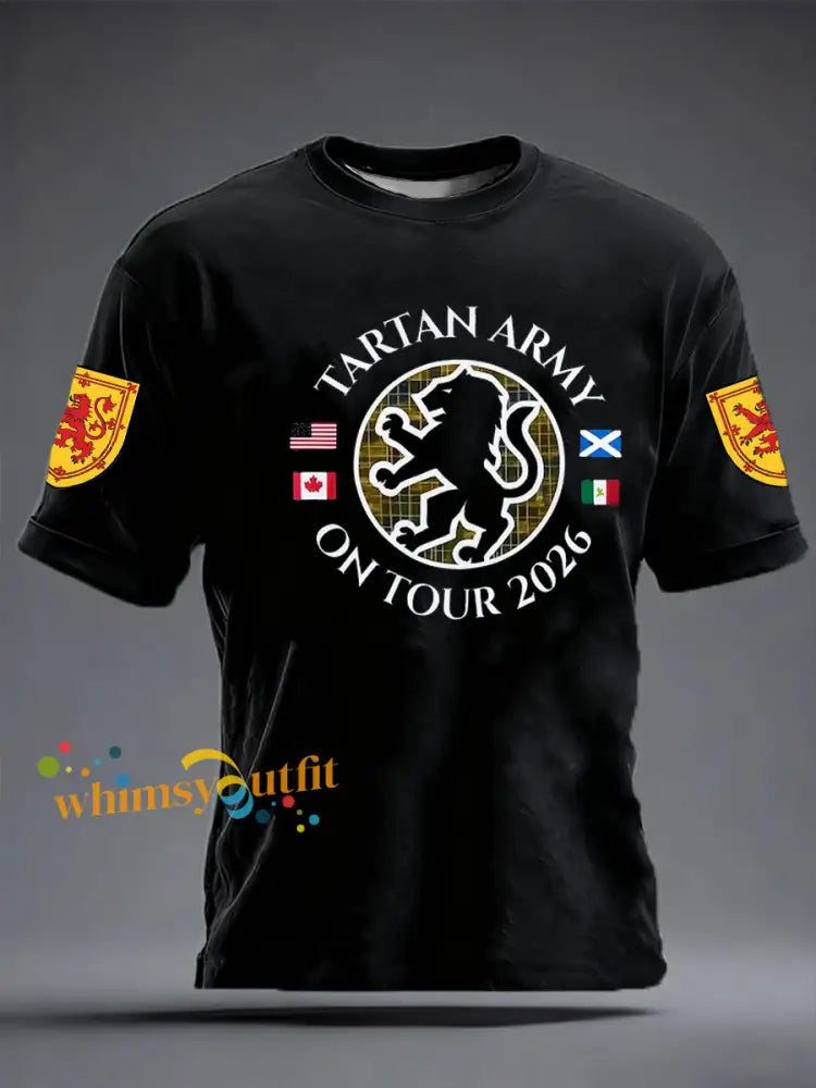 Men’s UK Football Lover Scotland short sleeves t-shirt Blue / S