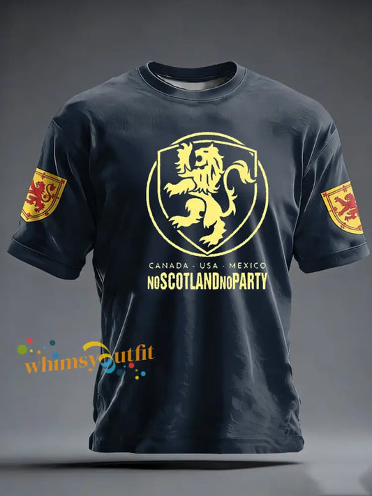 Men’s UK Football Lover Scotland short sleeves t-shirt Navy Blue / S