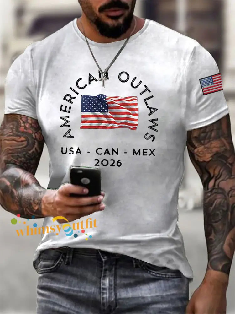 Men’s USA Soccer Short-sleeved T-shirt White / S