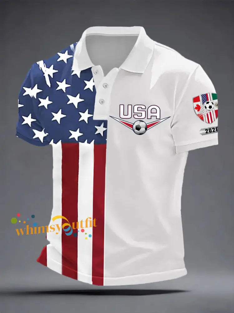 Men’s USA Soccer Supporter short sleeve t-shirt As picture / S