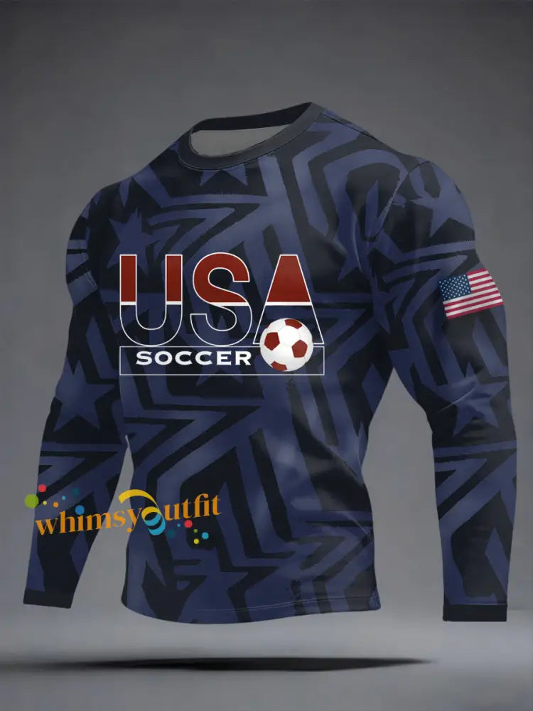 Men’s USA Soccer Supporter T-shirt As picture / S