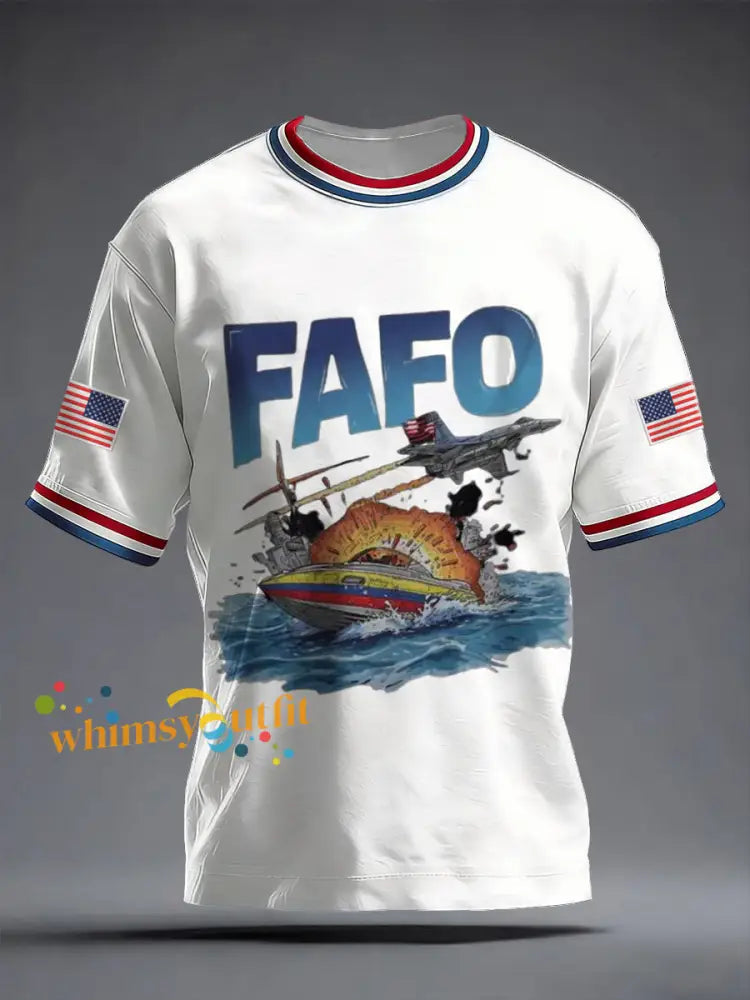 Men’s Venezuela No Games FAFO Print T-shirt As picture / S