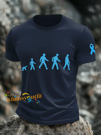Men’s Victory Over Prostate Cancer T shirts Navy Blue / S