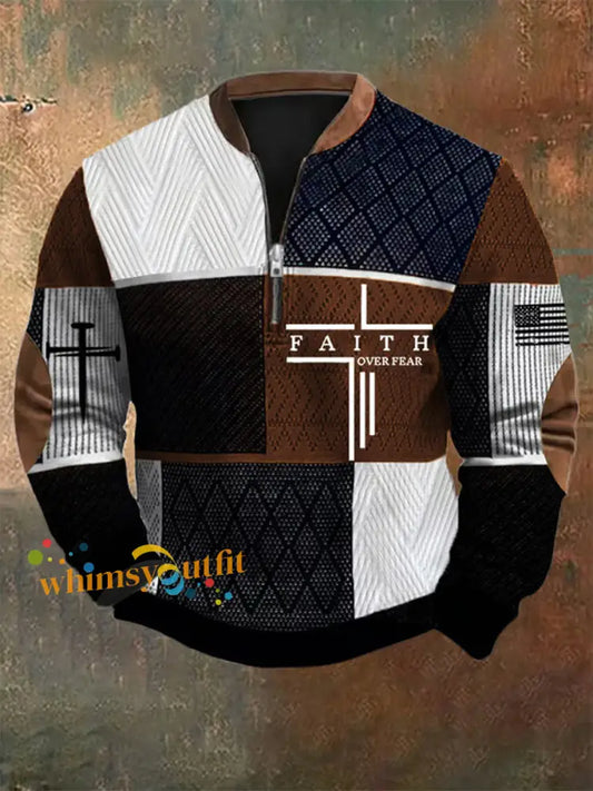 Men’s Vintage Art Faith Casual Sweatshirt A / S