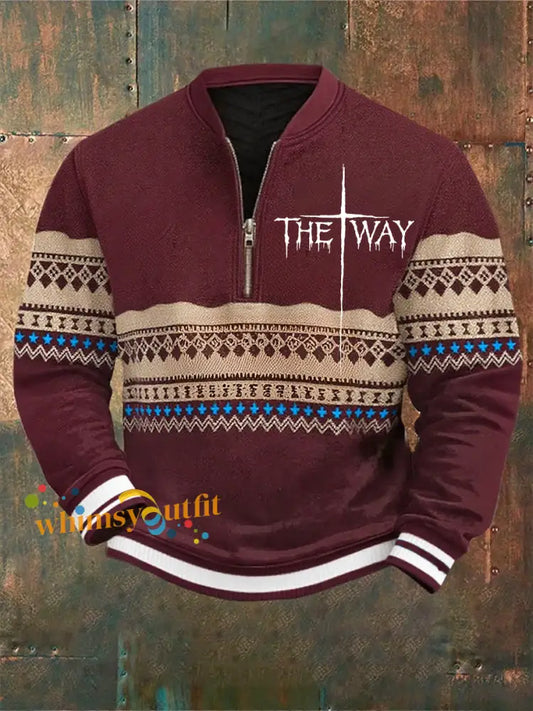 Men’s Vintage Art Faith Casual Sweatshirt A / S