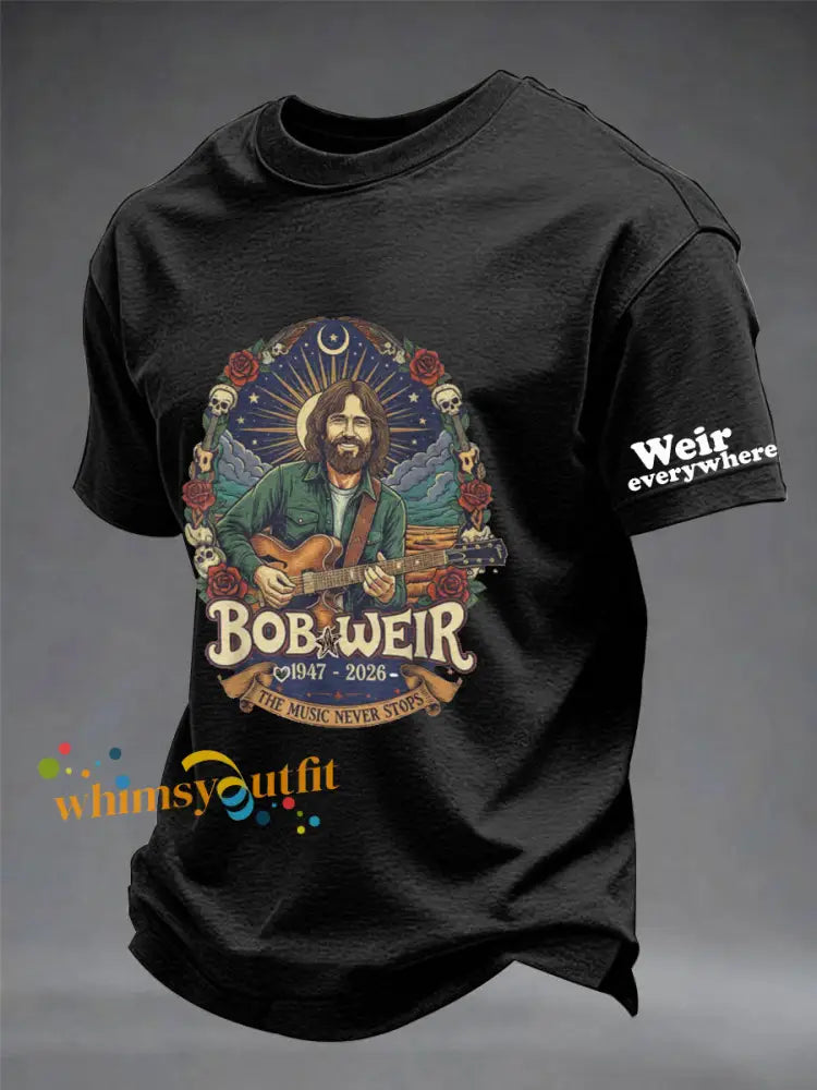 Men’s Weir Everywhere Short-sleeved T-shirt Black / S