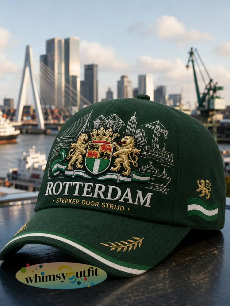 Muts met herdenkingsprint van de stad - A / ÉÉN