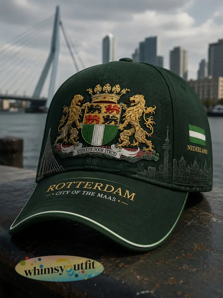 Muts met herdenkingsprint van de stad - A / ÉÉN