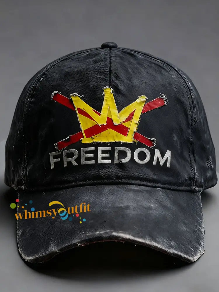 No Kings Printed Casual Unisex Hat Black / S