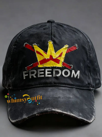 No Kings Printed Casual Unisex Hat Black / S