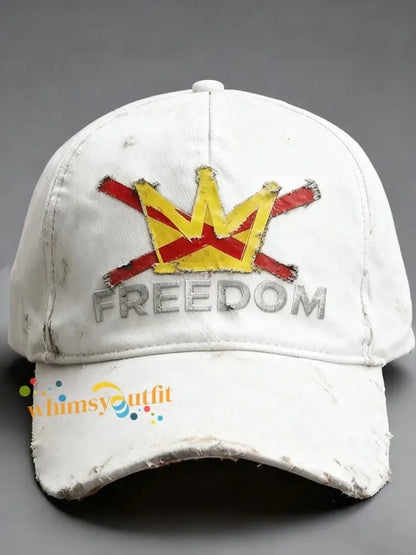 No Kings Printed Casual Unisex Hat White / S