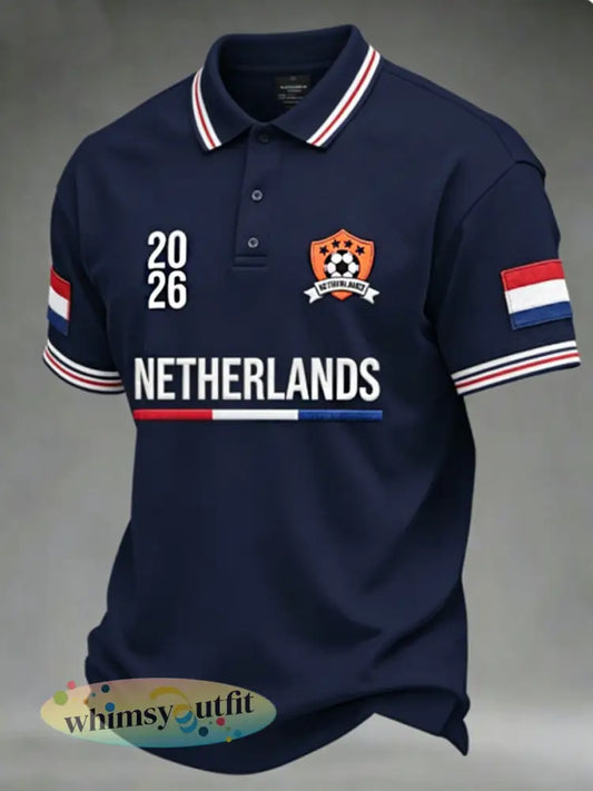 Polo voor heren - Blauw / S