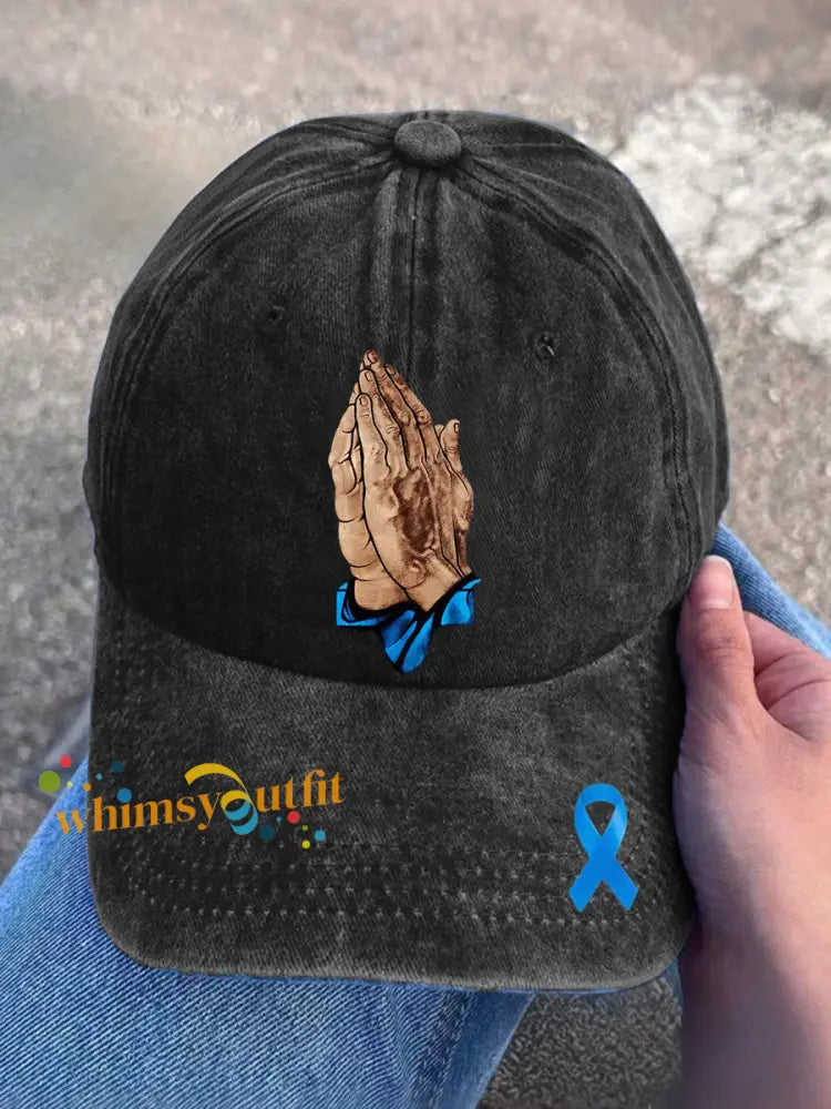 Pray for Joe Prostate Cancer Unisex Hats Black / ONE