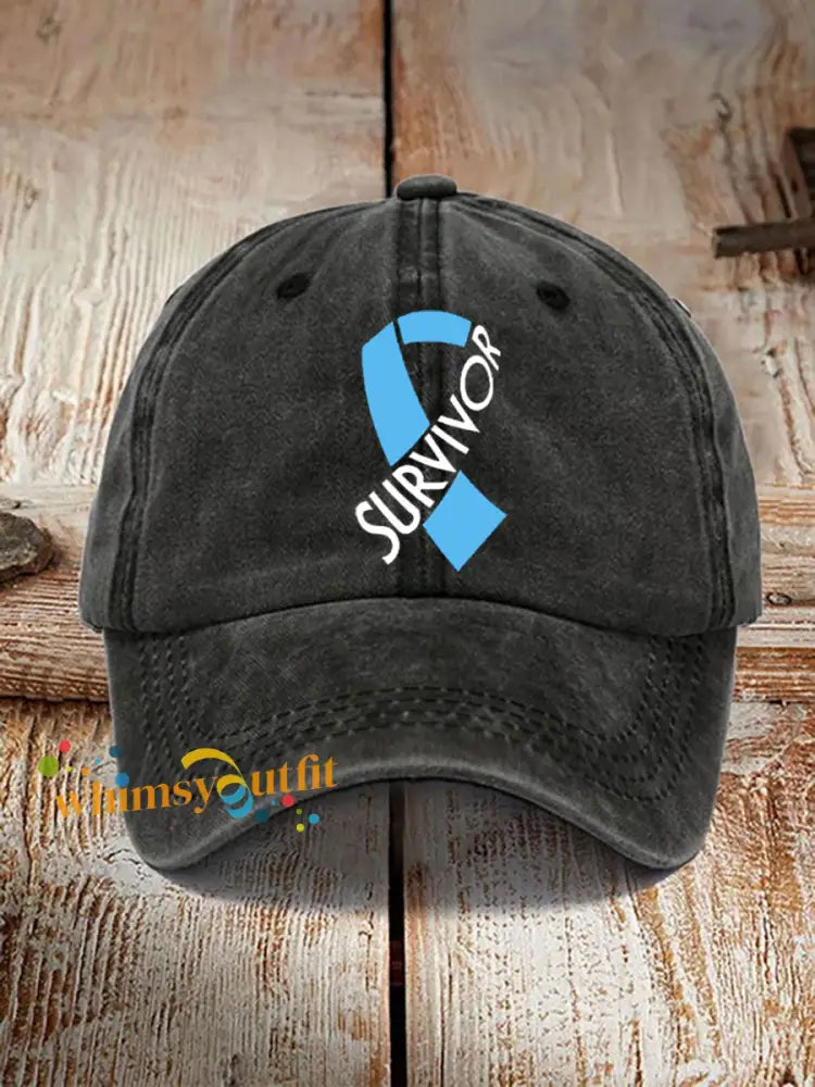 Prostate cancer survivor neutral hats Black / ONE