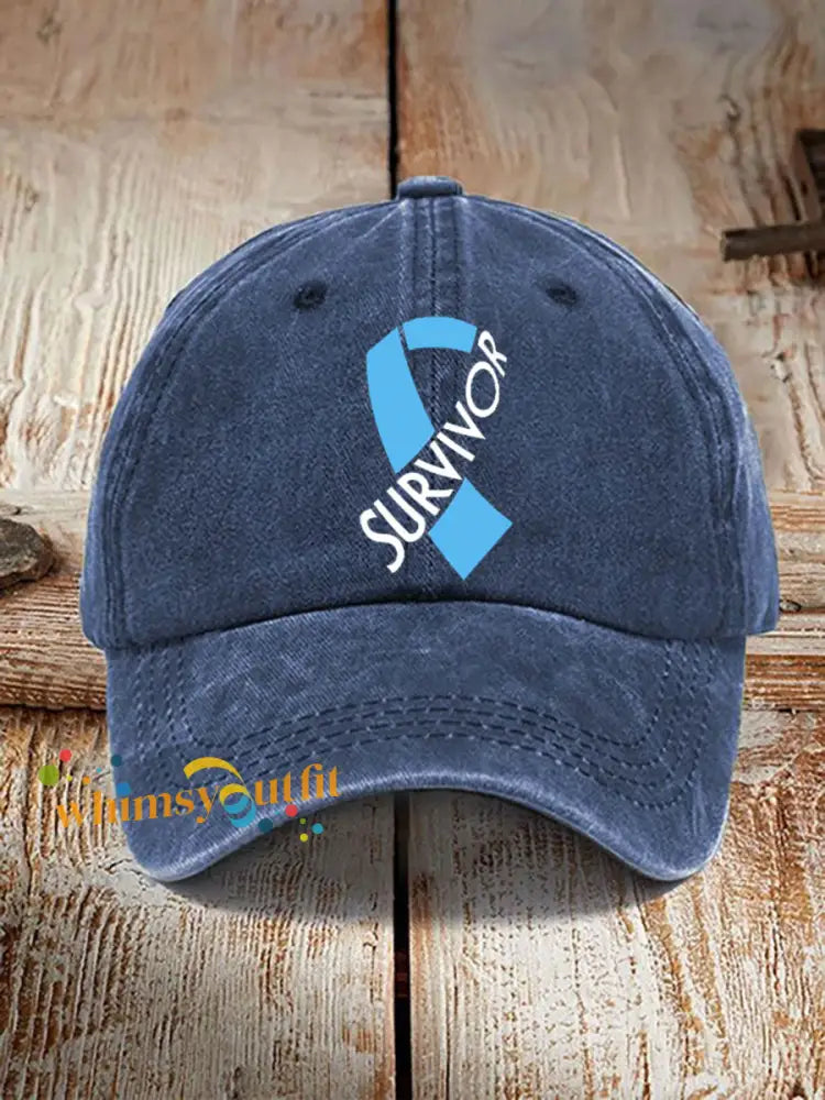 Prostate cancer survivor neutral hats Navy Blue / ONE