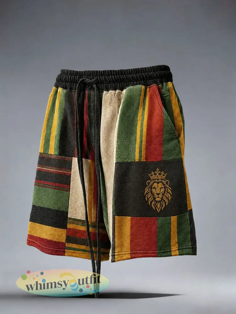 Reggae Leeuwenshorts voor heren - als foto / S