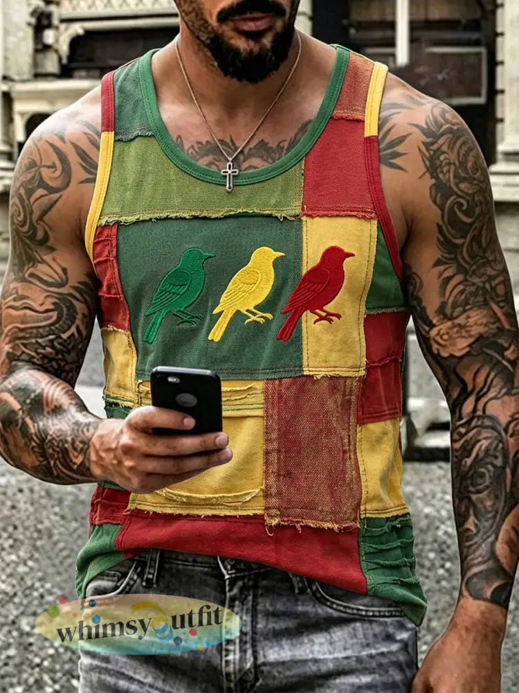 Reggae-tanktop voor heren - als foto / M
