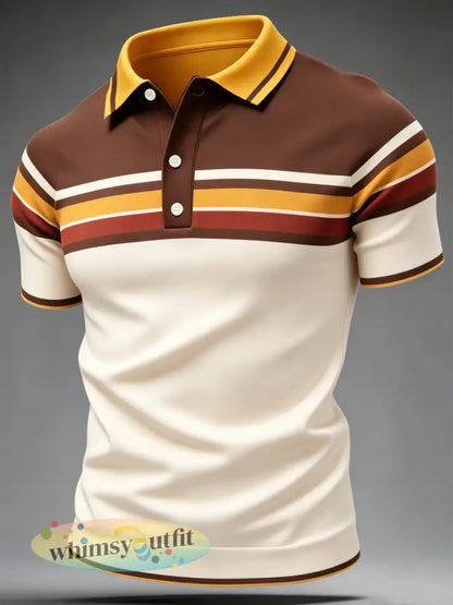 Retro poloshirt voor heren - A / S