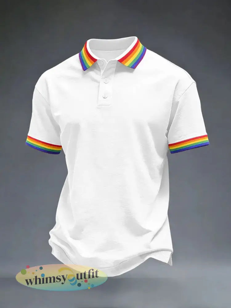 Shirt met korte mouwen voor heren - Wit / S