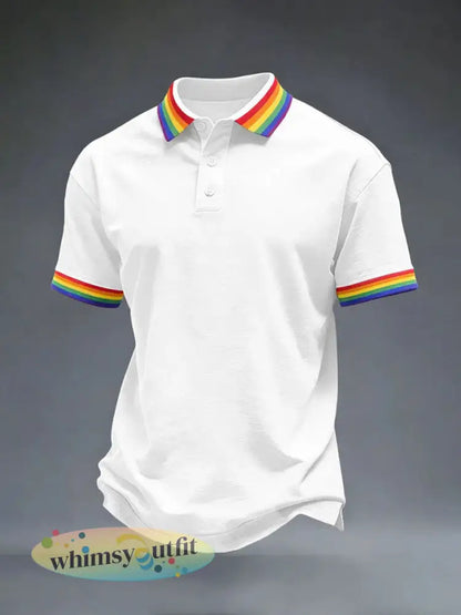 Shirt met korte mouwen voor heren - Wit / S