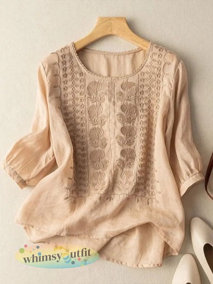 Solid casual dames - Kaki / M