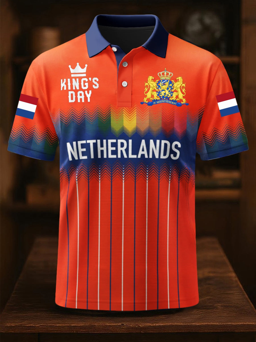 Heren Dames Koningsdag Nederlandse Republiek Leeuw Nederlandse Vlag shirt