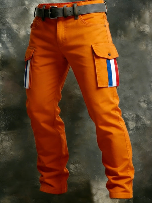 Heren Koningsdag Nederlandse Republiek Leeuw Nederlandse Vlag Broeken