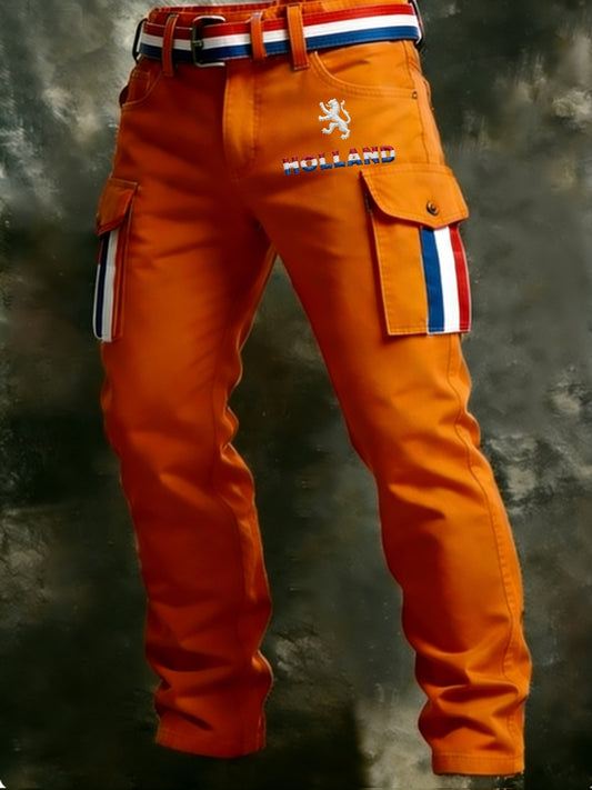 Koningsdag vrijetijdsbroek voor heren