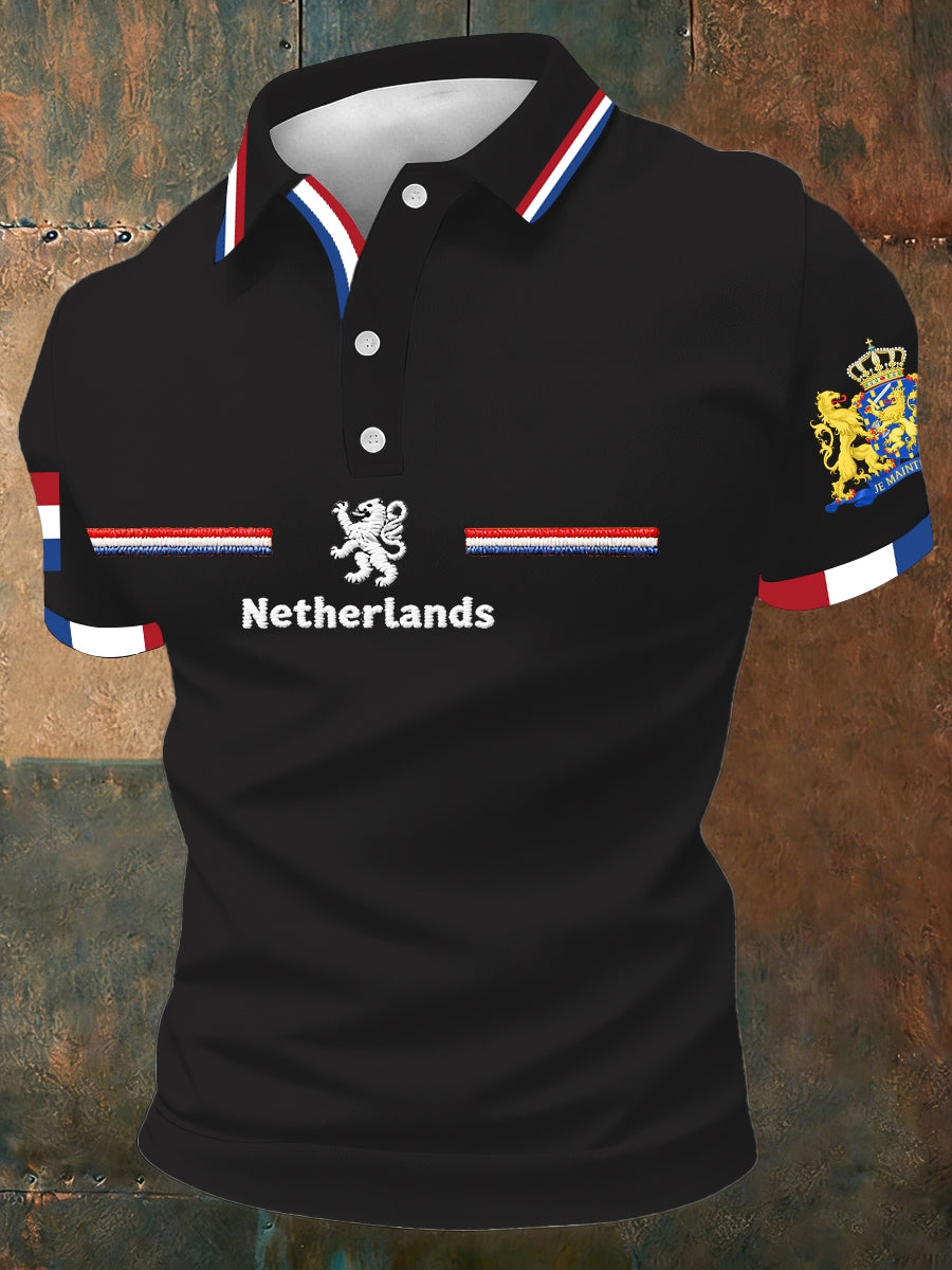 Koningsdag poloshirt voor heren