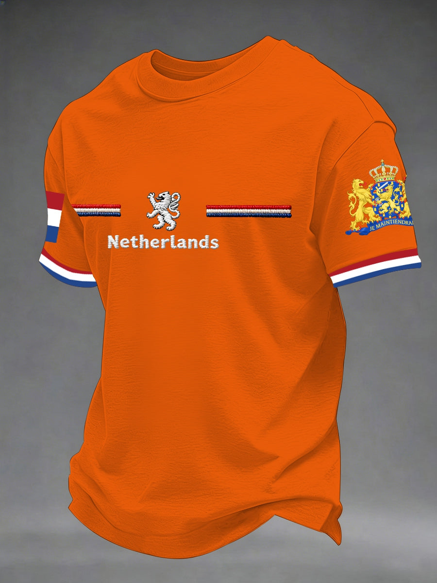 Heren t-shirt met korte mouwen