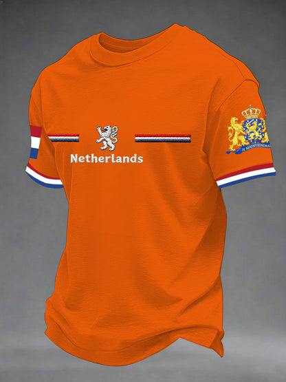 Heren t-shirt met korte mouwen