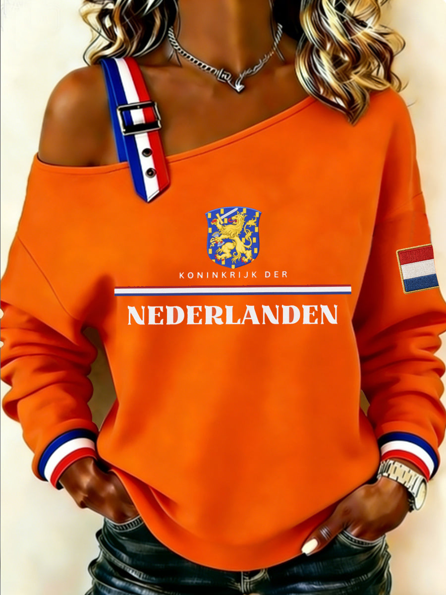 Koningsdag sweatshirt voor dames