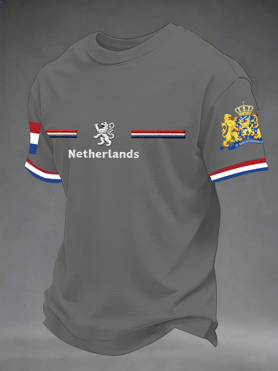 Heren t-shirt met korte mouwen