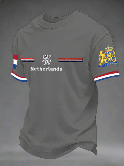 Heren t-shirt met korte mouwen