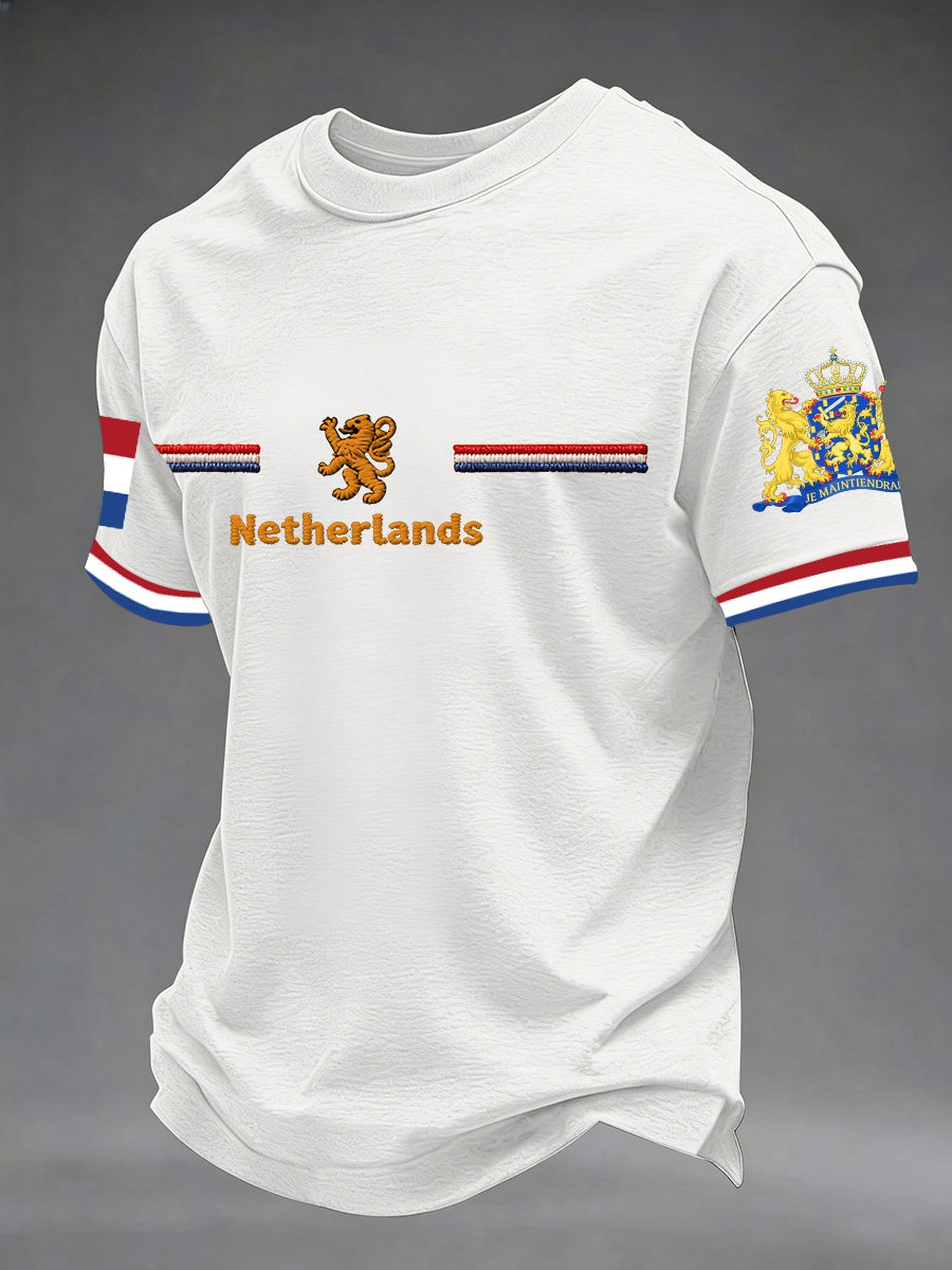 Heren t-shirt met korte mouwen