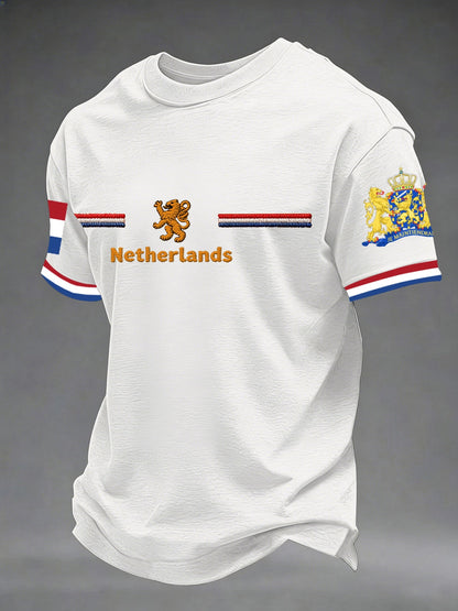 Heren t-shirt met korte mouwen