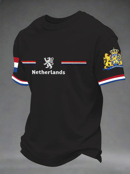 Heren t-shirt met korte mouwen