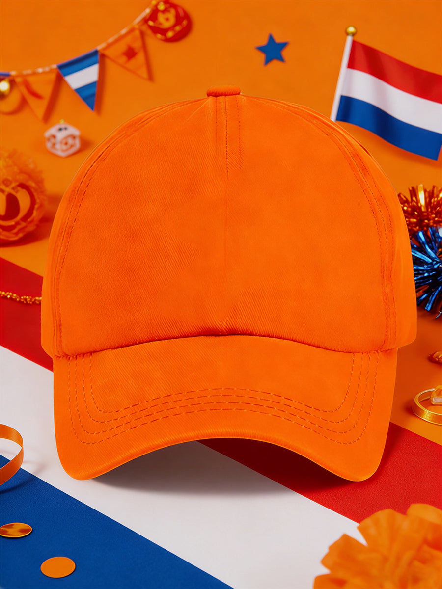 Nederlandse Koningsdag Oranje Casual Hoed