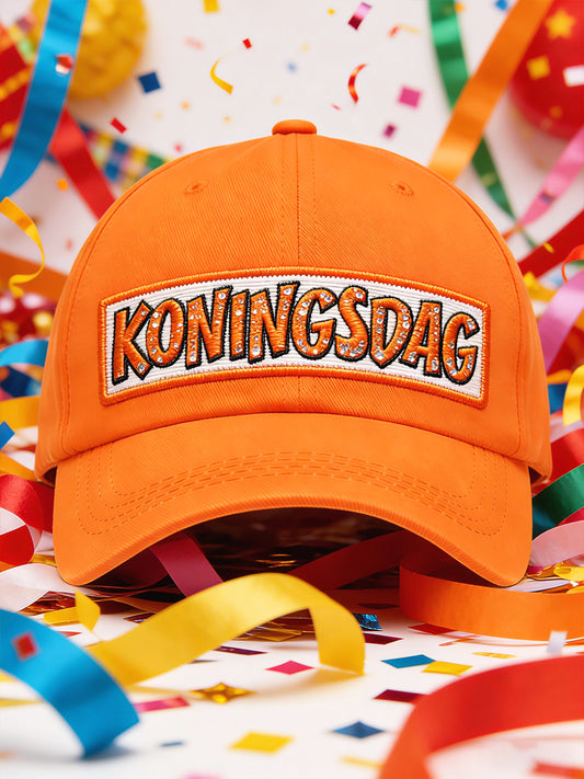 Nederlandse Koningsdag print casual pet