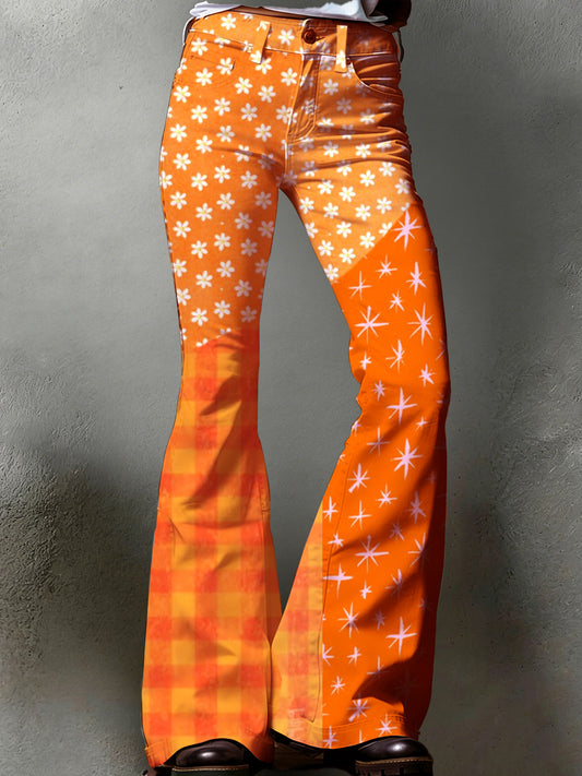 Dames Nederlandse koningsdag herdenkingsopdruk zakelijke stijl broek