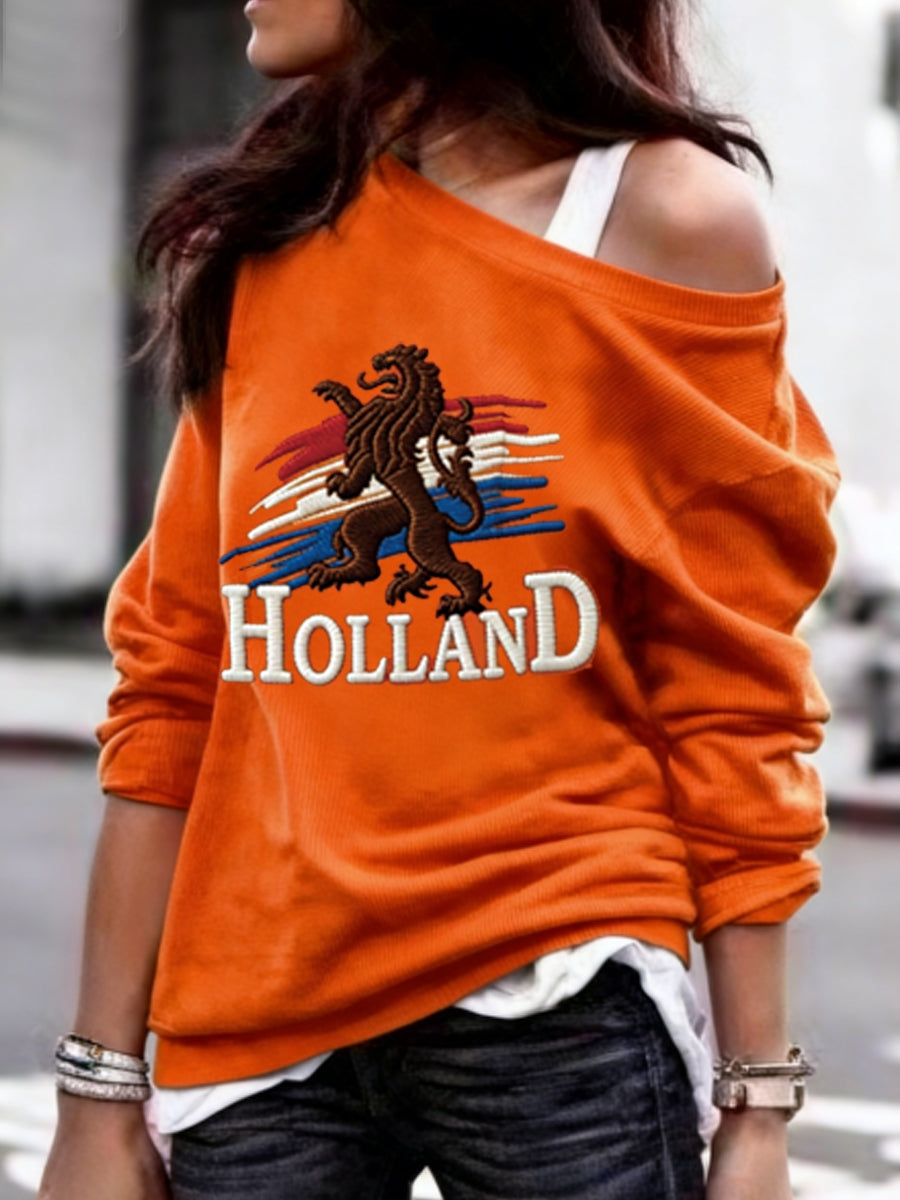 Koningsdag sweatshirt voor dames