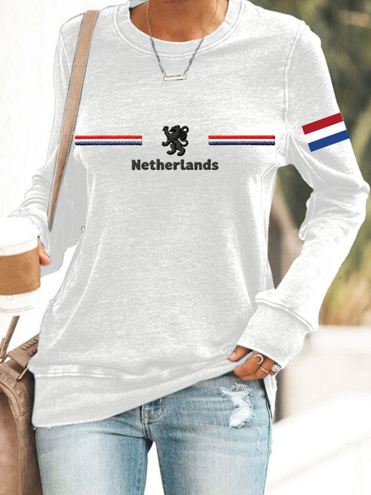 Dames Koningsdag-sweatshirt
