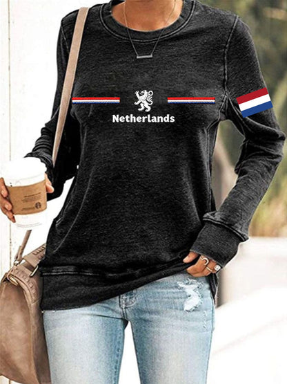 Dames Koningsdag-sweatshirt