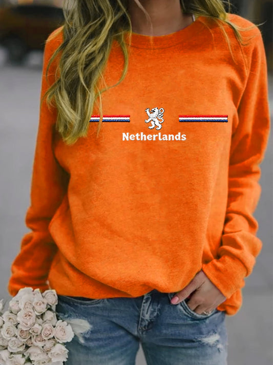 Koningsdag sweatshirt voor dames
