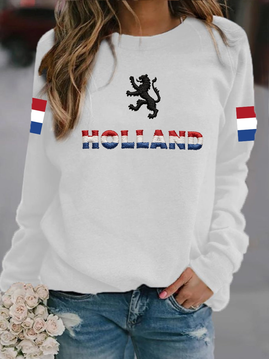 Dames Koningsdag-sweatshirt