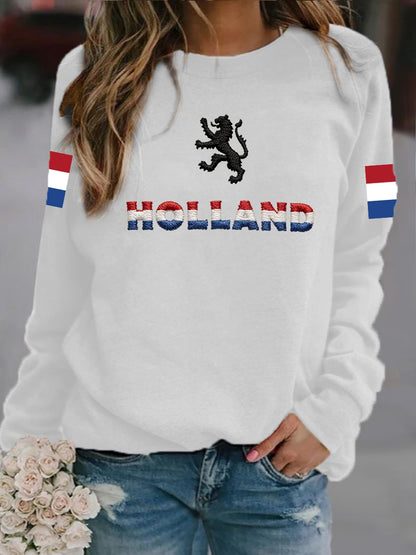 Dames Koningsdag-sweatshirt