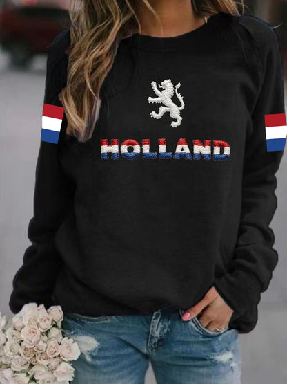 Dames Koningsdag-sweatshirt