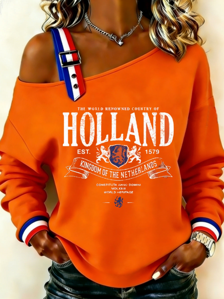 Koningsdag sweatshirt voor dames